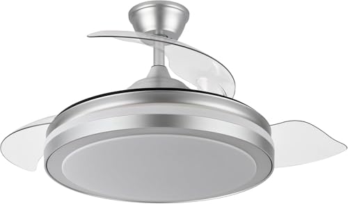 Ventilateur DC 72W avec éclairage dimmable et télécommande pour salon - 2