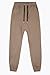ITALYMORN Mens Slim Fit Joggers with Pockets Tapered Casual Pants (Dark Khaki, Small)