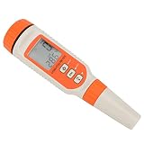 Testeur de qualité de l'eau ergonomique avec écran LCD numérique, grande capacité, bouton de batterie, design antidérapant pour l'industrie
