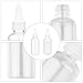 TEHAUX 14pcs 60ml Plastic Tip Mouth Bottles, Squeeze Dispenser Containers for Shampoo, Lotion, and Liquid Storage in Beauty and Travel Use