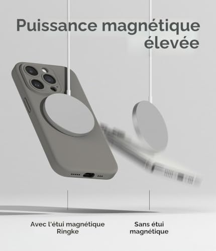 Étui silicone iPhone 15 Pro Ringke idéal pour sécuriser vos déplacements - 4