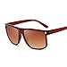 Produktbild Sonnenbrille Klassische Quadratische Frauen Sonnenbrille Lady Vintage Luxus Kunststoff Sonnenbrille Frau Uv400 Mode Brille-Braun