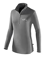 Black Crevice Damen Fleece Skirolli, grau/Silber, 38