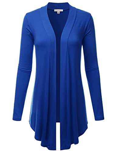 Image of LALABEE Women's Draped Open-Front Long Sleeve Light Weight Cardigan (S~3XL)