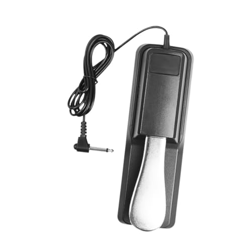 Menolana Piano Sustain Pedal Keyboard Piano Pedal Universal with Polarity Switch Sturdy Professional 1/4 inch Jack for Digital Pianos