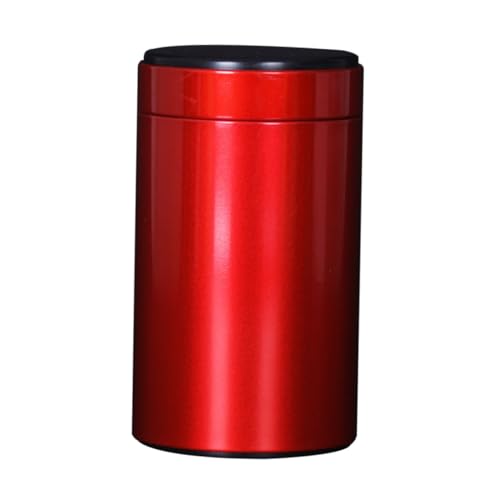 EPIGEIST 3 piezas Latas Metálicas Redondas de Hojalata con Cierre Hermético Envases Portátiles para Almacenamiento Doméstico Perfectos para Té Azúcar Café y Snacks Recipientes Sellados