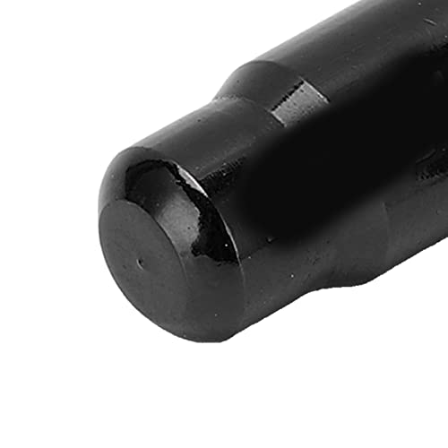 Tapones para válvula de neumático de bicicleta, par de tapas de válvula de bicicleta de aleación de aluminio para bicicleta de montaña y carretera (negro) miniatura 3