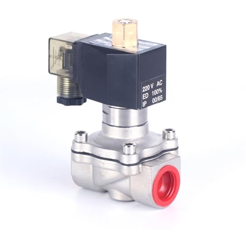Électrovanne eau normalement ouverte 1-1/4 DN32 inox basse pression 12VDC - 4