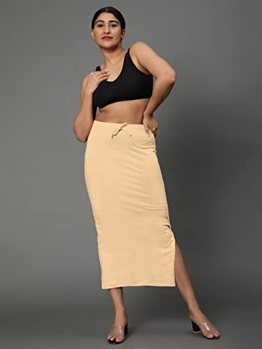 Image of Jaanvi fashion Women's Cotton Mermaid Saree Shapewear,Petticoat,Skirt, Comfortwear