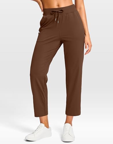 Image of G Gradual Petite Pants for Women 24 inch /26 inch Ankle Pants with 2 Pockets