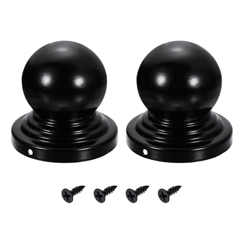 Tapas para postes de valla de 90 mm con tornillo para cubiertas de madera exteriores