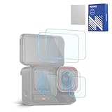 【Conçu pour Ace Pro 2】 Compatible avec Insta 360 Ace Pro 2, ce kit d'accessoires de film de protection offre deux protecteurs chacun pour l'objectif de l'appareil photo, l'écran avant et l'écran tactile arrière. Remarque : Non compatible avec la version mise à jour de l'Ace Pro 2 équipée d'une nouvelle protection d'objectif de forme octogonale ronde