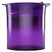 Dragon Chewer 6 Dram Pop Top Bottles - Small Storage Containers - 300 pcs (Translucent Purple)