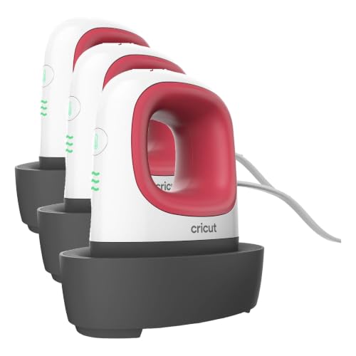 Image of Cricut EasyPress Mini Heat Press - Raspberry, EasyPress Mini (Pack of 3)