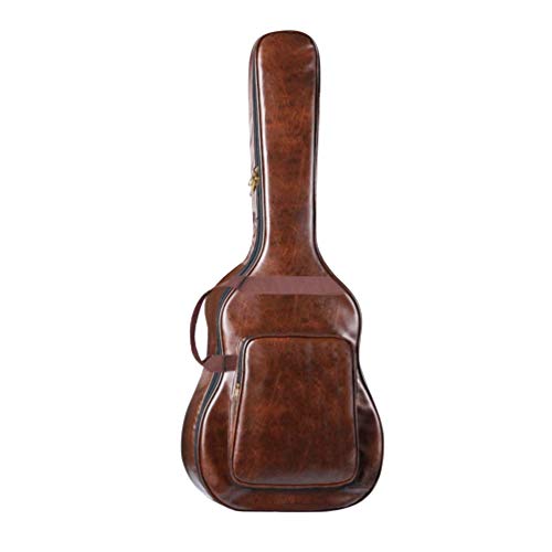 FARUTA Sac de guitare de 40/41 pouces réglable à double sangle pour guitare acoustique avec poche de poignée, housse… - Les Beatles, Paul McCartney, John Lennon, RIngo Starr, George Harrison FARUTA Sac de guitare de 40/41 pouces réglable à double sangle pour guitare acoustique avec poche de poignée, housse…