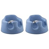 Bumbo 2-Pack Baby Floor Seat w/ 3-Point Adjustable Harness and Soft Foam, Blue
