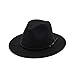 Produktbild OverDose Damen Filzhut Damen/Herren | Wintermütze | Outdoorhut zerquetschbar | Reisender Hut Sommer/Winter Outback Hut Panama Hut breiter Krempe Frauen Gürtelschnalle Fedora Hut