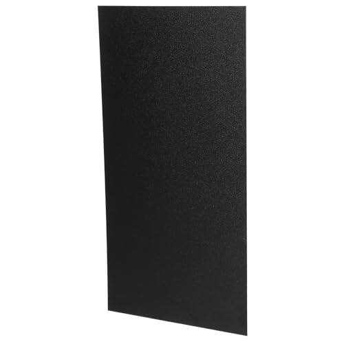 KICHOUSE Panel de Plástico Negro ABS para Manualidades Lámina Termoformada de 300X150X15 MM 1181X591X0060 Pulg Grosor 1/16 Pulg Resistente y Flexible para Proyectos DIY