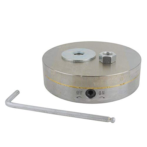 Magnetspannblock Magnetspanntisch Magnetspannplatte Magnetic Chuck rund 200mm Cover