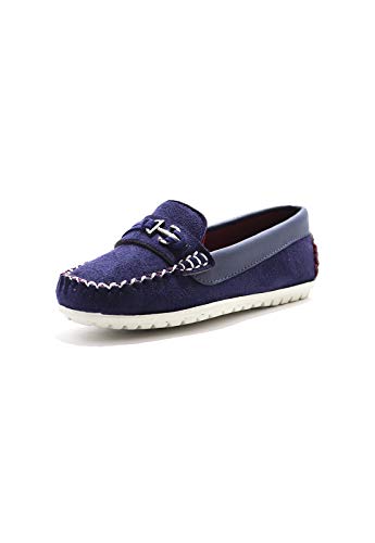 Mocassim Drive Infantil La Faire com Detalhe em Âncora (25, AZUL-MARINHO)