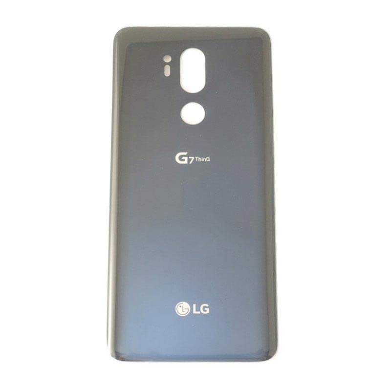 Mozomart Back Panel Glass with Logo Compatible for LG G7 ThinQ Black-image-13