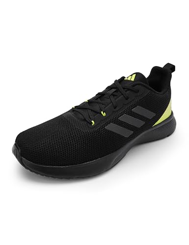 Adidas Mens Glowrun Reflective M CBLACK/GRESIX/ACIYEL Running Shoe - 7 UK (EY2991)