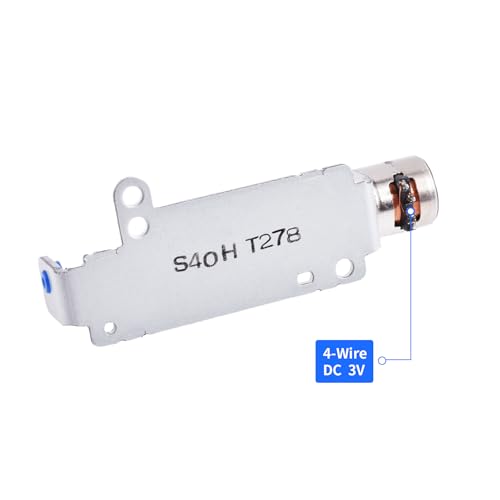 BJ02 Motor paso a paso DC 3V, 2 fases 4 cables con husillo miniatura 4
