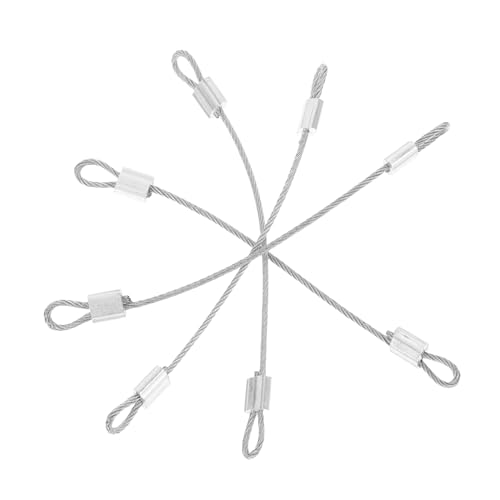 Jojofuny 4pcs Ceiling Fan Safety Cable Locks