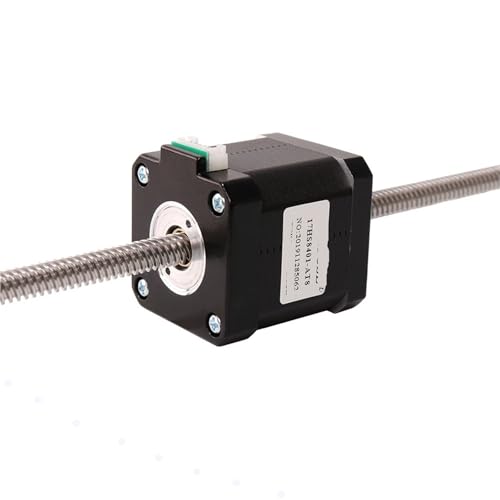 Moteur pas à pas Nema 17 à vis traversante 450mm pour corriger les vibrations et défauts d'alignement