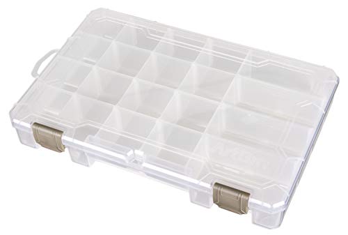 Image of ArtBin 4004AB Medium Solutions Box with Dividers, Art & Craft Organizer, [1] Plastic Storage Case, Clear