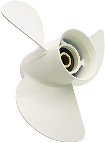 Vif Jason Marine13 1/4X17,13 X19, 13 1/2X15,14X11 -K Aluminum Propeller For Yamaha 60Hp 70Hp 75Hp 80Hp 85Hp 90Hp 115Hp 130Hp Outboard Engines,15 Tooth, Rh (14X11) #TOP3