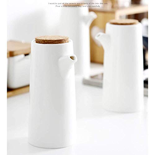 AMAXRcsy Öl-Essig-Spender-Set aus Keramik, 400 ml, Gewürzbox, Soßenflasche, Küchenbehälter, auslaufsicherer Ausgießer, staubdicht, 2 Stück 5 AMAXRcsy Öl-Essig-Spender-Set aus Keramik, 400 ml, Gewürzbox, Soßenflasche, Küchenbehälter, auslaufsicherer Ausgießer, staubdicht, 2 Stück