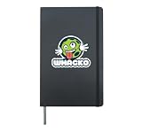 Whacko “The Fanatic” DinkyBalls Pickleball Character Hardcover Journal, Black