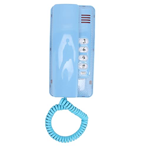 Teléfono fijo con cable para montaje en pared, función flash y silencio miniatura 5