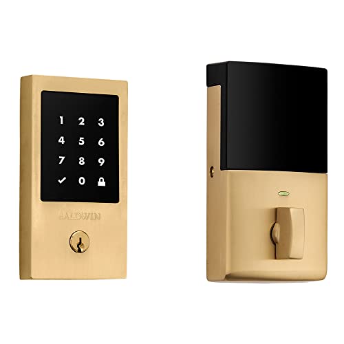 Baldwin 8225.ZW Touchscreen Minneapolis Z-Wave Deadbolt -...