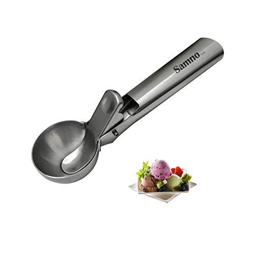 Samno Cici cuillère à Glace en Acier Inoxydable cuillère à Glace cuillère à Glace cuillère à Glace 【1.93in/4.9cm】 Cover