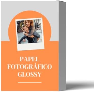 KIT 300 Folhas de Papel Fotográfico Brilho Glossy A4 115g | 6 pac...