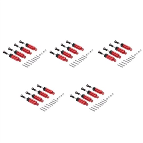 Amortisseurs Métalliques RC WPL Henglong C-14 C-24 Finition Aluminium de Précision 1/16