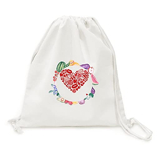 Sac d'amour Saint-Valentin cœur rouge rose : le cabas en tissu pliable qui donne du sens