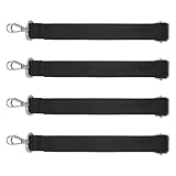 WEKAMOS Verstellbare Elastische Beinriemen für Pferdedecken 4 Stück mit Metallverschluss 150cm...