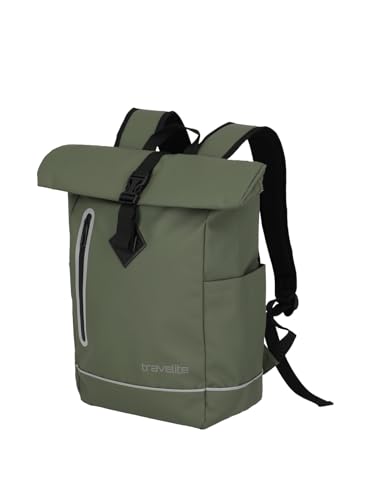 Sac à dos imperméable vélo à fermeture enroulable étanche et réflecteurs de sécurité