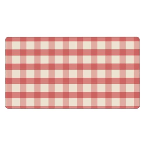 Grand tapis de souris de jeu rose tapis de bureau base en caoutchouc