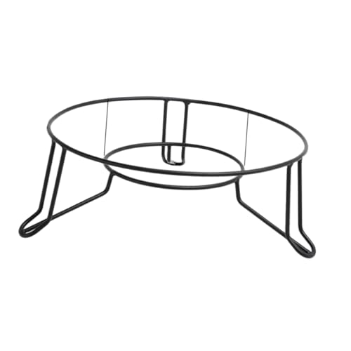 Abaodam 重厚三脚鍋敷き 丸型蒸し器スタンド 防?キッチンアクセサリー 耐熱通気設計で安定性 調理器具用滑り止めラック