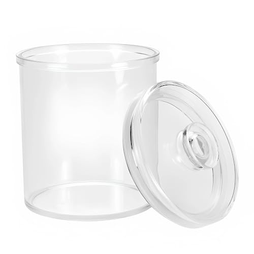 King Zak Premium Heavy Weight Round Acrylic Clear...