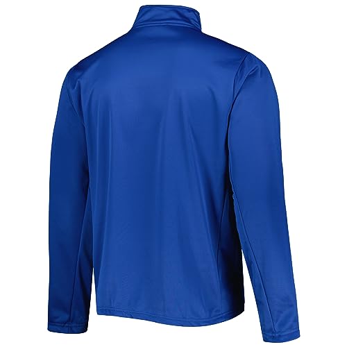 Image of Dunbrooke Men's Royal Buffalo Bills All-Star Tech Quarter-Zip Top