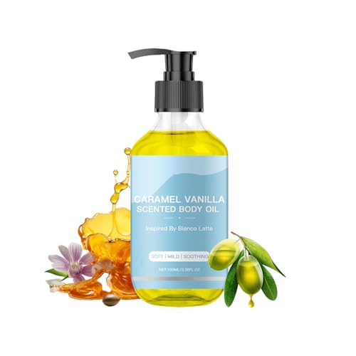 Uozonit Body Oil, Softening Brightening Moisturizer, 100ml After Shower Skin Massage Oil, for All Types Sensitive Dry Oily Morning Daily Travel Home Night Shower Makeup Women Men