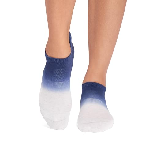 Image of TAVI Savvy Pilates Socks - Grip Socks for Women with Non-Slip Grips, Heel Tab, Arch Support, Wear for Yoga, Barre