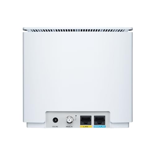 ZenWiFi AX Hybrid (XC5) AX3000 + MoCA 2.5 Mesh WiFi 6 System (2 pezzi) – Copertura per tutta la casa fino a 3.500 mq. & 4+ stanze per pareti spesse, AiMesh, sicurezza a vita, facile installazione - Powerline - Immagine 11