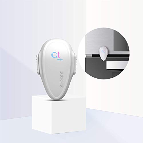 QT BABY White Oven Door Lock Child Safety (1 Pack), Heat Resistant and 3M Adhesive Child Proofing Lock for Stove, Oven, and Dishwasher, Easy Installation - Thumbnail 3