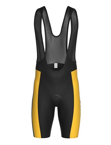 INBIKE Culotte Ciclismo Hombre Pantalon Cortos Ciclista con Gel Culote Ciclismo MTB Elasticidad y Transpirabilidad Negro L